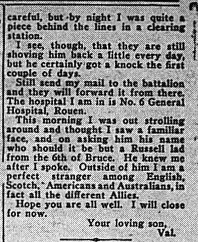 Paisley Advocate, September 18, 1918, p.5, part 2 of 2